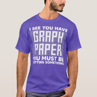 おもしろい数学芸男性へ術女子数学生M Tシャツ