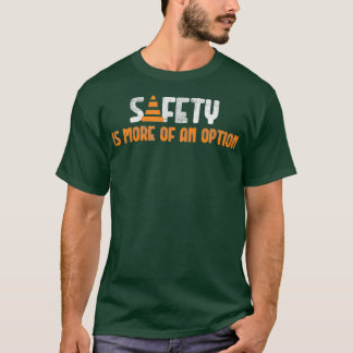 おもしろい整備士の安全車の標識 Tシャツ