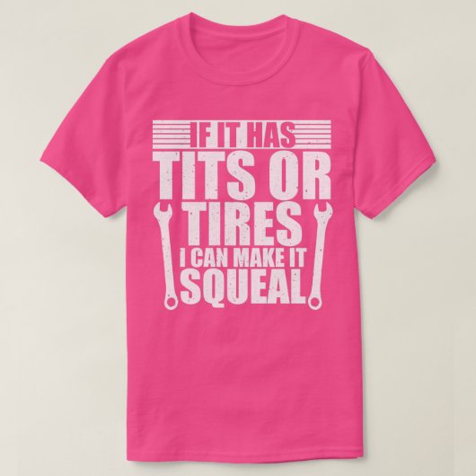 おもしろい整備士メカニカルレンチ車車のGa Tシャツ (デザイン正面)