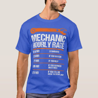 おもしろい整備士時給の将来整備士 Tシャツ