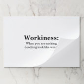 おもしろい文字オフィスのユーモアのデスクのサイズのスクラッチ ペーパーパッド (折り畳み)