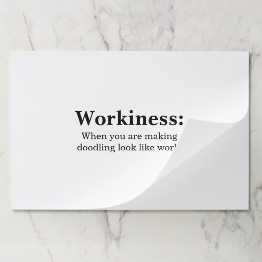 おもしろい文字オフィスのユーモアのデスクのサイズのスクラッチ ペーパーパッド (折り畳み)