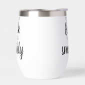 おもしろい文字カスタムチキンファームオーナー引用文ブラック (左面)