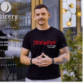 おもしろい文字カスタムベビービリー引用文ティーンジャスレッド Tシャツ