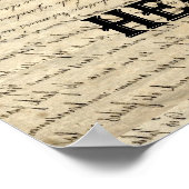 おもしろい文字&クラウン ポスター (角)