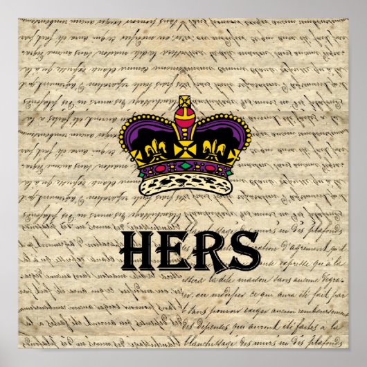 おもしろい文字&クラウン ポスター (正面)