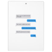 おもしろい文字 クリップボード (裏面)