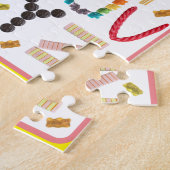 おもしろい文字 ジグソーパズル (側面)