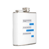 おもしろい文字 フラスク (右)