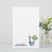 おもしろい文房具パーソナライズされた 便箋 (スタンド正面)