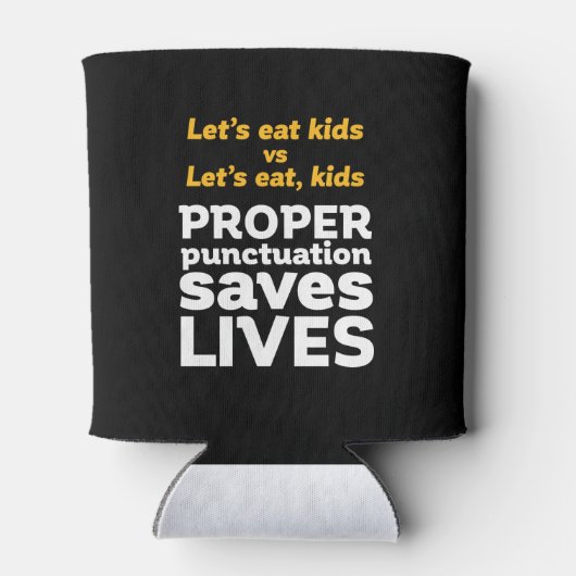 おもしろい文法の句読食べの生き救方 缶クーラー (裏面)