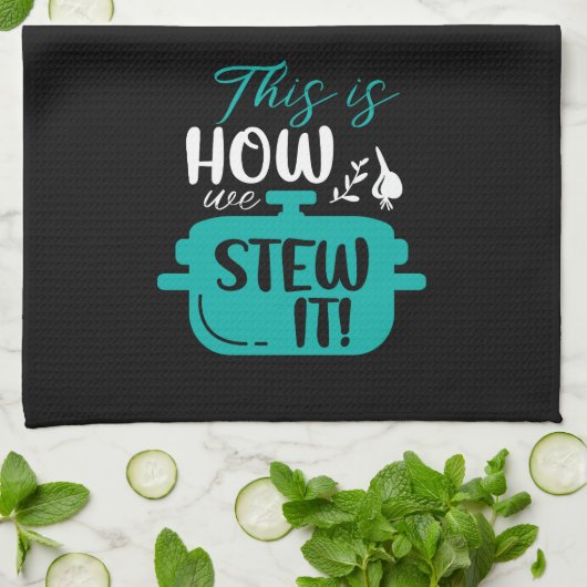 おもしろい料理これが格子模様を作る方法 キッチンタオル (折り畳み)