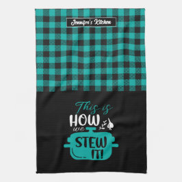 おもしろい料理これが格子模様を作る方法 キッチンタオル