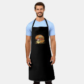 おもしろい料理エプロン笑わされる – 食品ギフトアイディア エプロン (着用した状態)