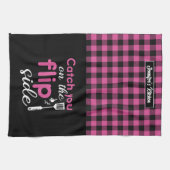 おもしろい料理パンは裏返し側のプレイドであなたをキャッチ キッチンタオル (横)