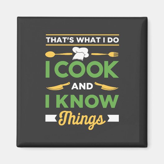 おもしろい料理 マグネット (正面)