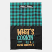 おもしろい料理Good Lookingとはパーソナライズされた キッチンタオル (縦)