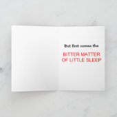 おもしろい新しい赤ちゃんおめでとう カード (内部)