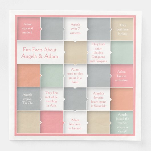 おもしろい新婦インフォグラフィックパーソナライズされた結婚ズ (正面)