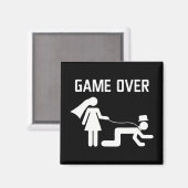 おもしろい新婦結婚学士バチェロレッテPa マグネット (正面/裏面)