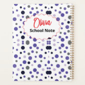 おもしろい新学期サプライ子供へまたは先生 プランナー手帳 (裏面)