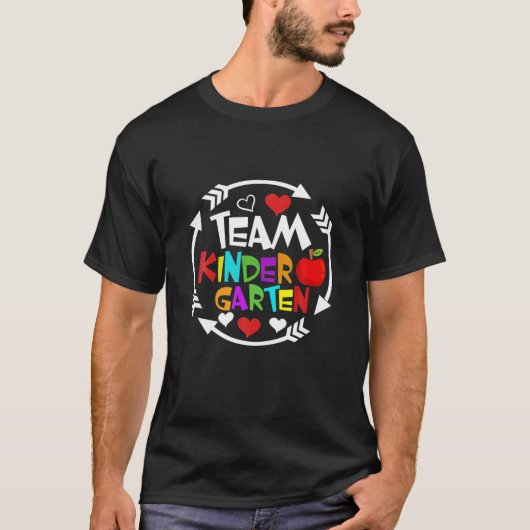 おもしろい新学期チーム幼稚園先生Stu Tシャツ (正面)