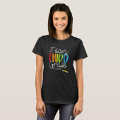 おもしろい新学期チーム第3級先生 Tシャツ (正面フル)