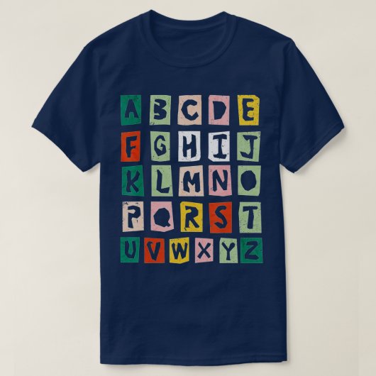 おもしろい新学期ハイアルファベットプレk幼稚園 tシャツ (デザイン正面)
