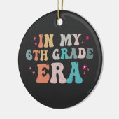 おもしろい新学期6年生先生 セラミックオーナメント (左)