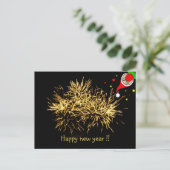 おもしろい新年おめでとう！ ポストカード (スタンド正面)