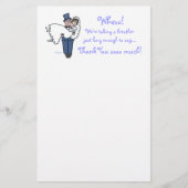 おもしろい新結婚婚の文具感謝してい品 便箋 (正面)