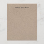 おもしろい新郎新婦ガールウェディング招待手描き (裏面)