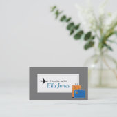 おもしろい旅行代理店の名刺 名刺 (スタンド正面)