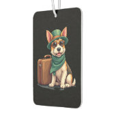 おもしろい旅行用バッググラフィック付きスーツケースLo カーエアーフレッシュナー (左)