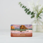 おもしろい日の入退職したった海、DIY職業Gag 名刺 (スタンド正面)