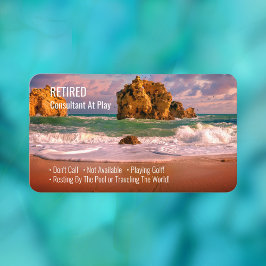 おもしろい日の入退職したった海、DIY職業Gag 名刺