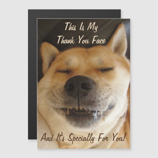 おもしろい日本の可愛いスマイル感謝してい君 (正面/裏面)