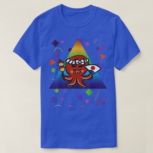 おもしろい日本の大宅美学ラーメン Tシャツ (デザイン正面)