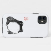 おもしろい日本の怒ったカエル・ヒキガエル Case-Mate iPhoneケース (裏面(横))