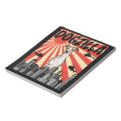 おもしろい日本のDogzilla Wippet ノートパッド (回転)