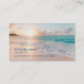 おもしろい日退職した入りビーチ、職業Gag 名刺 (裏面)