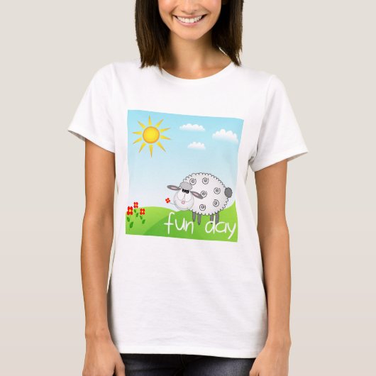 おもしろい日 Tシャツ (正面)