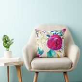 おもしろい明はっきりしたるい水カラーフローラカラスプラッシュ クッション (椅子)