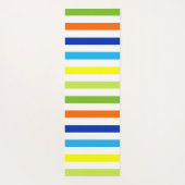 おもしろい明るいはっきりしたと – モダンストライプ ヨガマット (裏面)