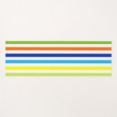 おもしろい明るいはっきりしたと – モダンストライプ ヨガマット (正面(横))