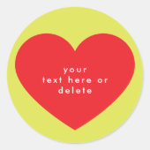 おもしろい明るいはっきりしたカラフル | MERRYクリスマス・ホリデー ラウンドシール (正面)