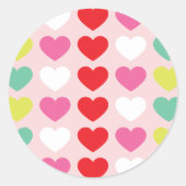 おもしろい明るいはっきりしたカラフル | MERRYクリスマス・ホリデー ラウンドシール (正面)