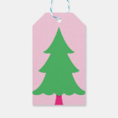 おもしろい明るいカラフルネオンのタイポグラフィのギフトラベル ギフトタグ (裏面)