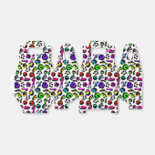 おもしろい明るいカラフルパーティーパタモダンーン フェイバーボックス (折り畳みなし)