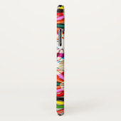 おもしろい明るいカラフル万華鏡のように千変万化するパターンのクロスパターン Case-Mate iPhoneケース (裏面/右)